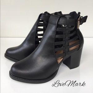 Women New with Box heel Bootie Ankle Boots 